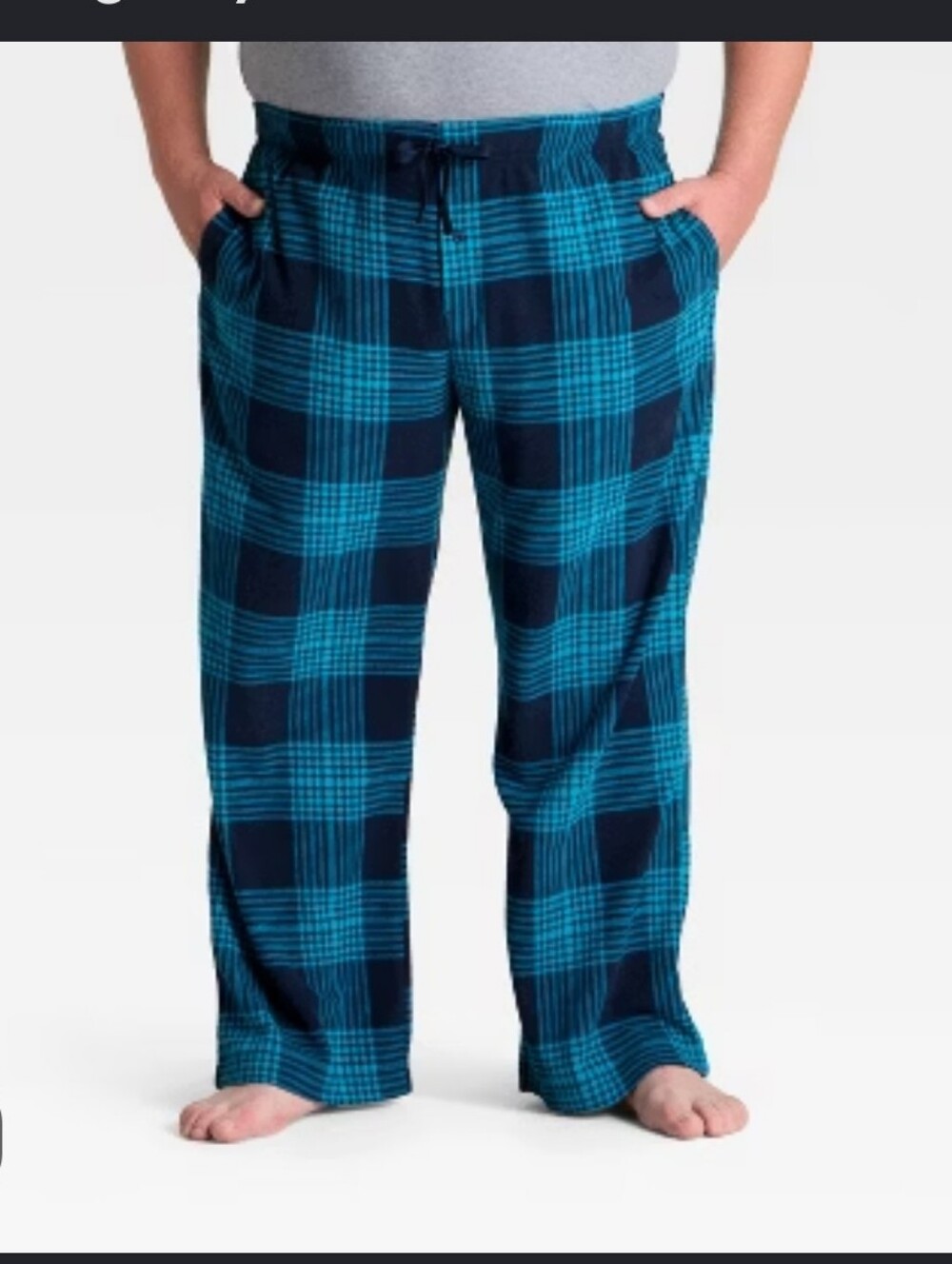 Goodfellow & Co Blue Plaid Lounge Pants